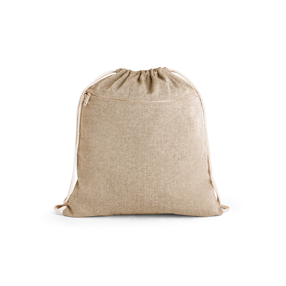 CHANCERY. Tasje van gerecycleerd katoen (70%), polyester (30% rPET) (140 g/m²) - bedrukt of onbedrukt - naturel