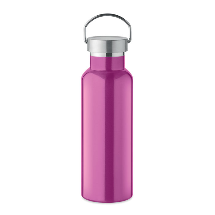 FLORENCE - Dubbelwandige fles 500 ml - kopen of bedrukken - fuchsia