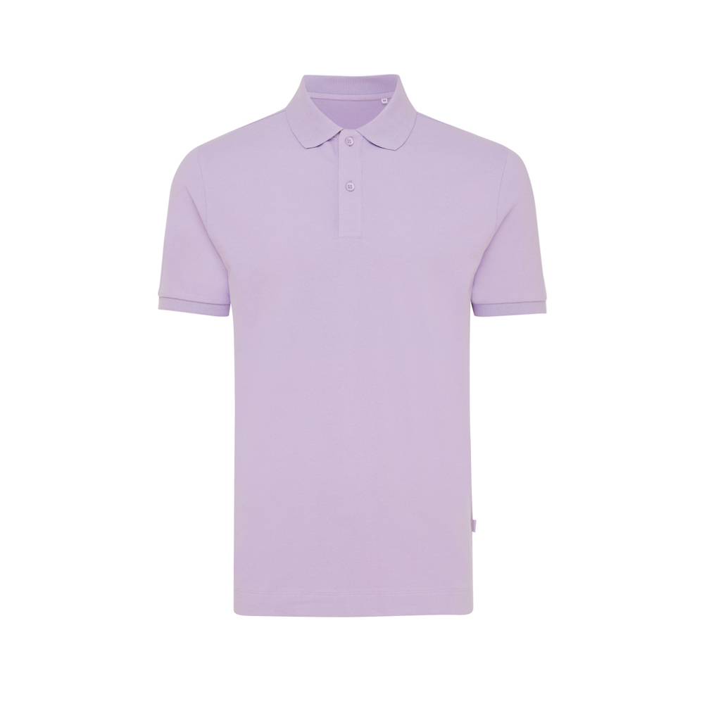 IQONIQ Yosemite gerecycled katoen pique polo - met logo of onbedrukt bestellen - lavender (± PMS 15-3716TCX)