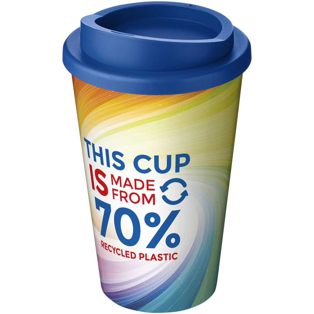 Brite-Americano® Eco 350 ml geïsoleerde beker - kopen of bedrukken - middenblauw