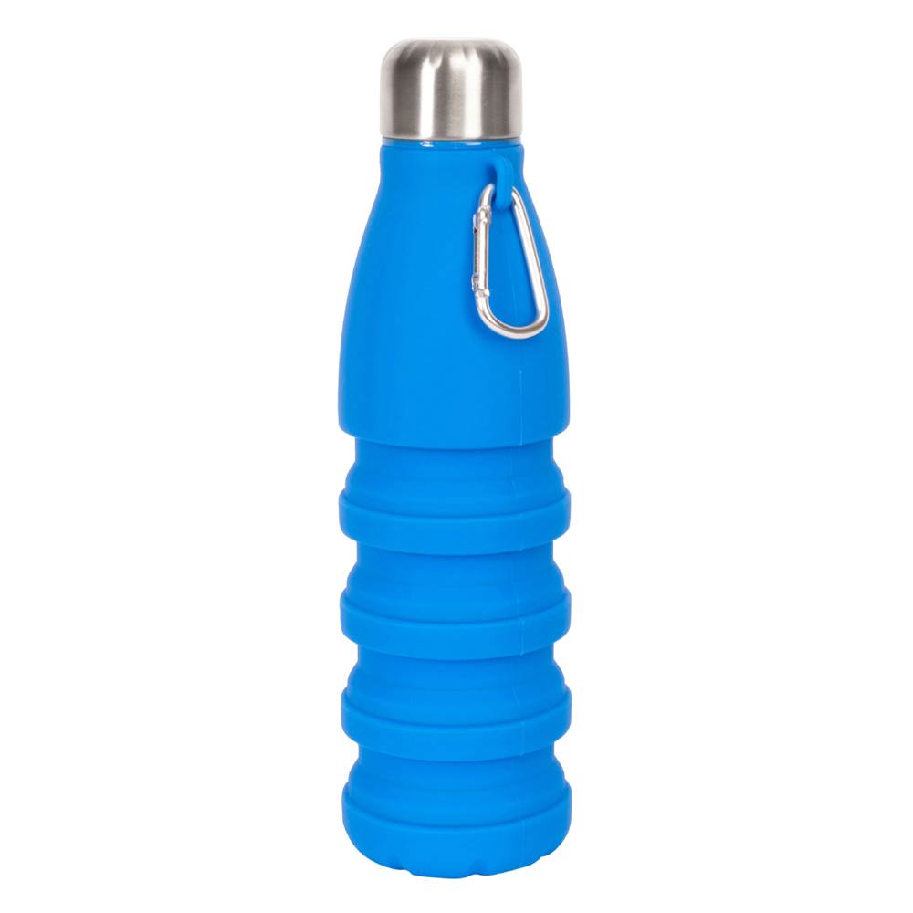 Sagaform Stig invouwbare fles 550ml - voor bedrijven en relatiegeschenken - Blauw