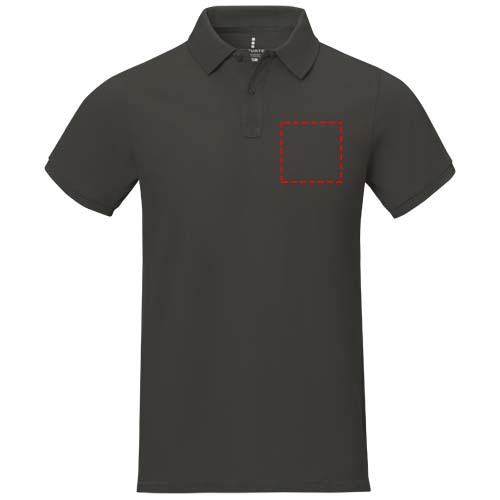 Calgary 200 g/m² herenpolo met korte mouwen