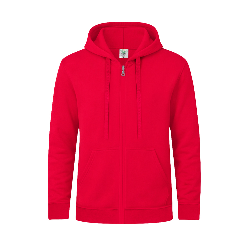 Volwassene Hooded + Rits Sweatshirt "keya" SWZ280 - bedrukt of onbedrukt verkrijgbaar - ROJ
