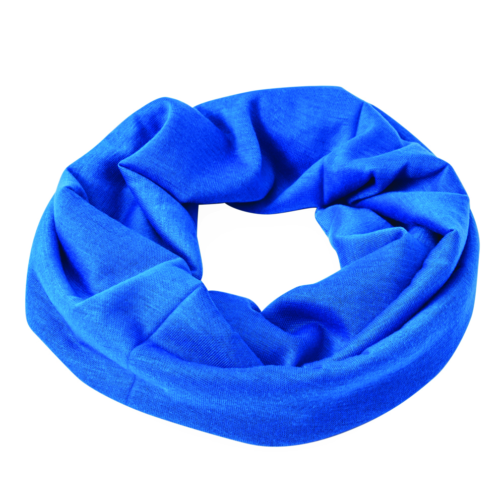 TRENDY - Elastische bandana - met logo of onbedrukt bestellen - royalblauw