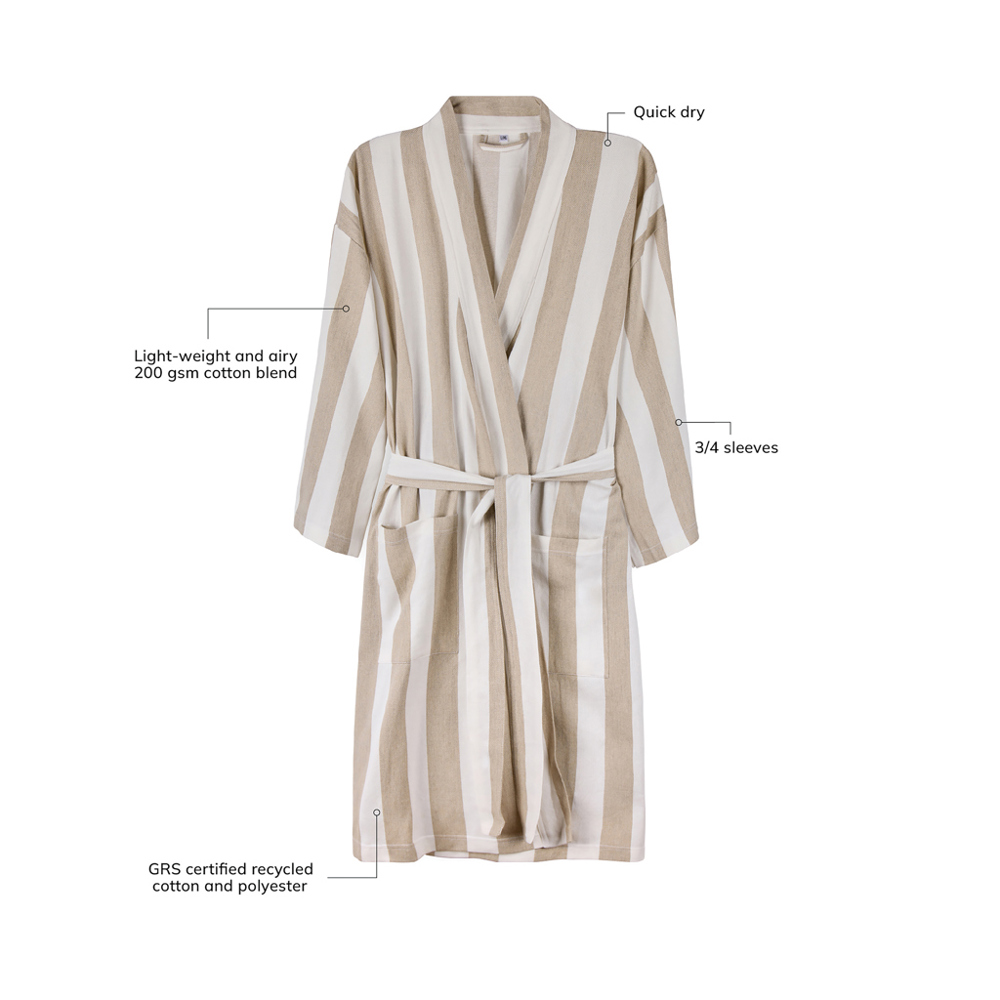 VINGA Ornos GRS katoenen hamam badjas L/XL