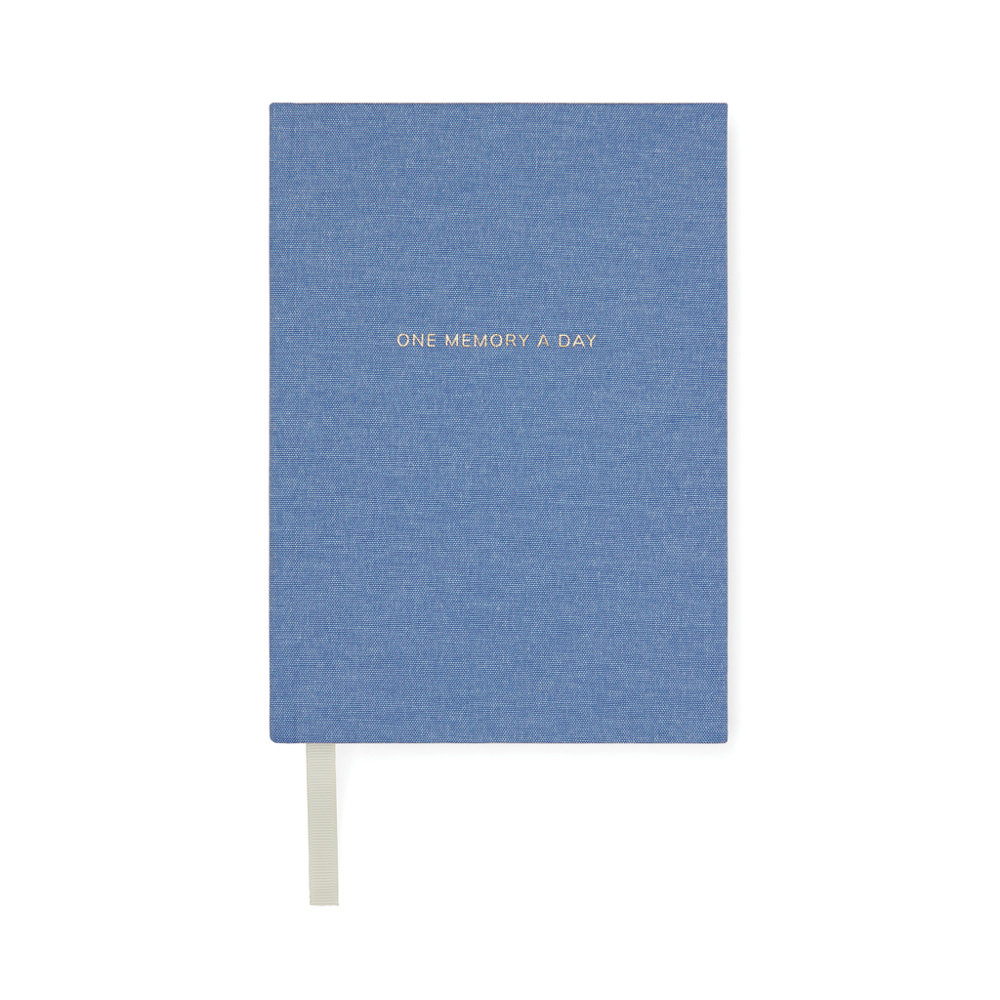 VINGA One memory a day GRS gerecycled papieren dagboek - bedrukt of onbedrukt verkrijgbaar