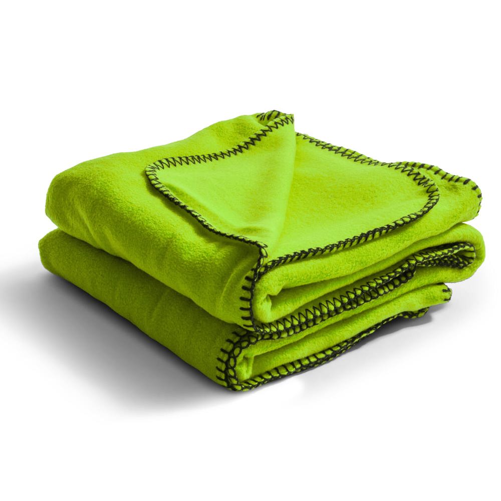 Nightingale fleece deken 130x170 cm - met logo of onbedrukt bestellen - lichtgroen
