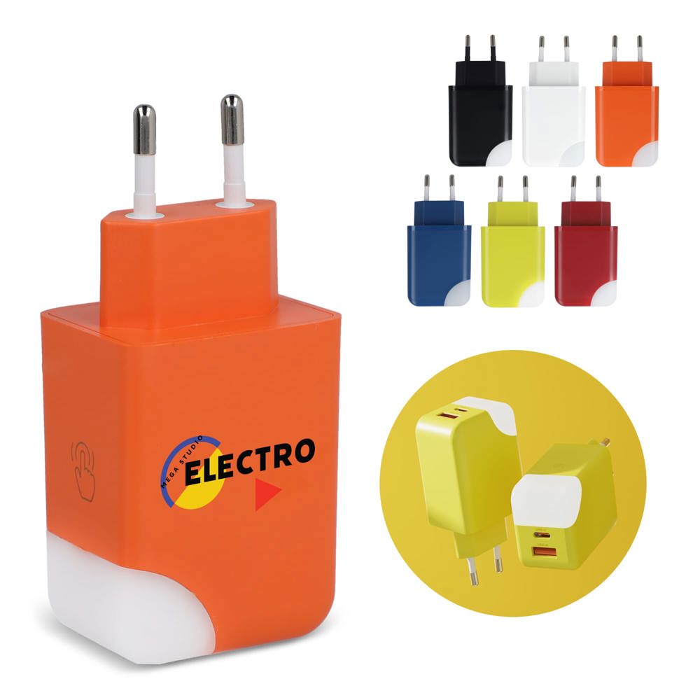 Xoopar Ice-G 65W GaN stroomadapter - voor bedrijven en relatiegeschenken