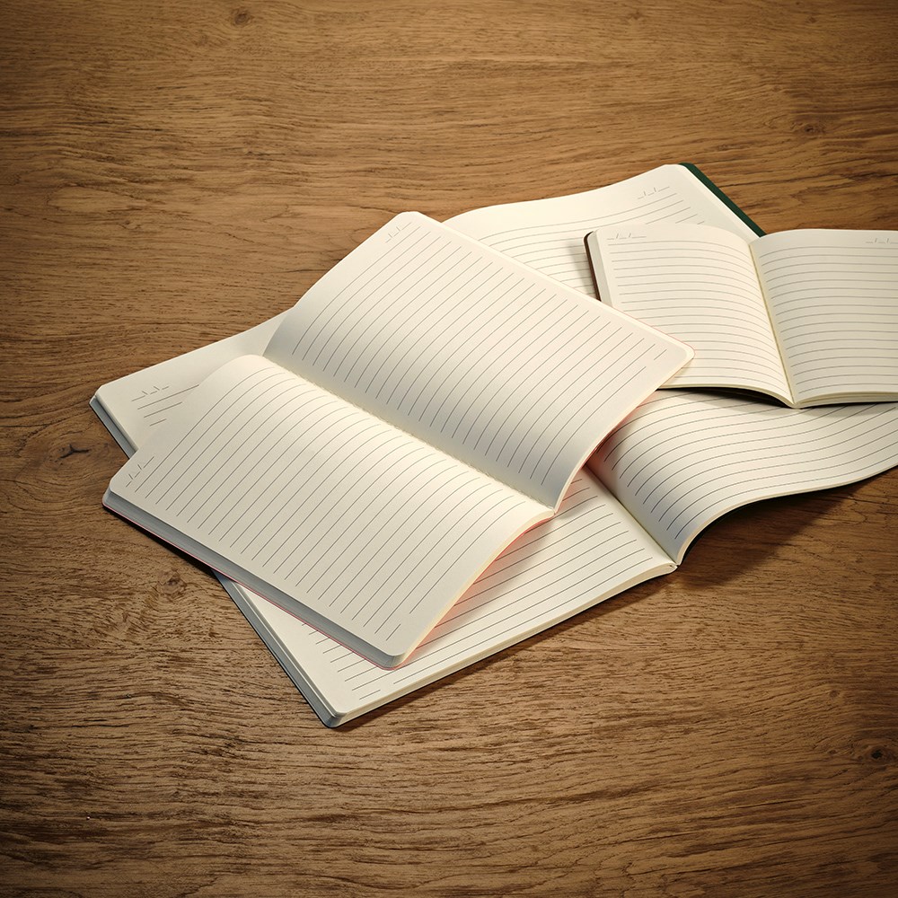 Bronte A4 notitieboek gerecycled papier 70 gsm - Zwart