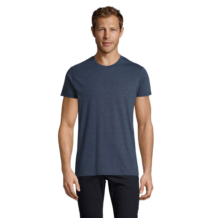 REGENT FIT - REGENT FIT HEREN 150g - met logo of onbedrukt bestellen - Heather Denim