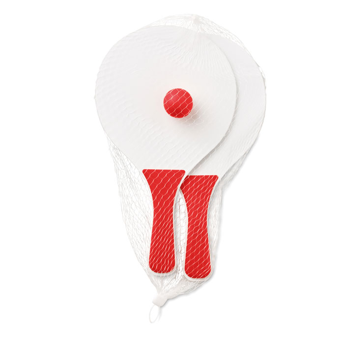 MINI MATCH - Mini strand tennisset - voor bedrijven en relatiegeschenken