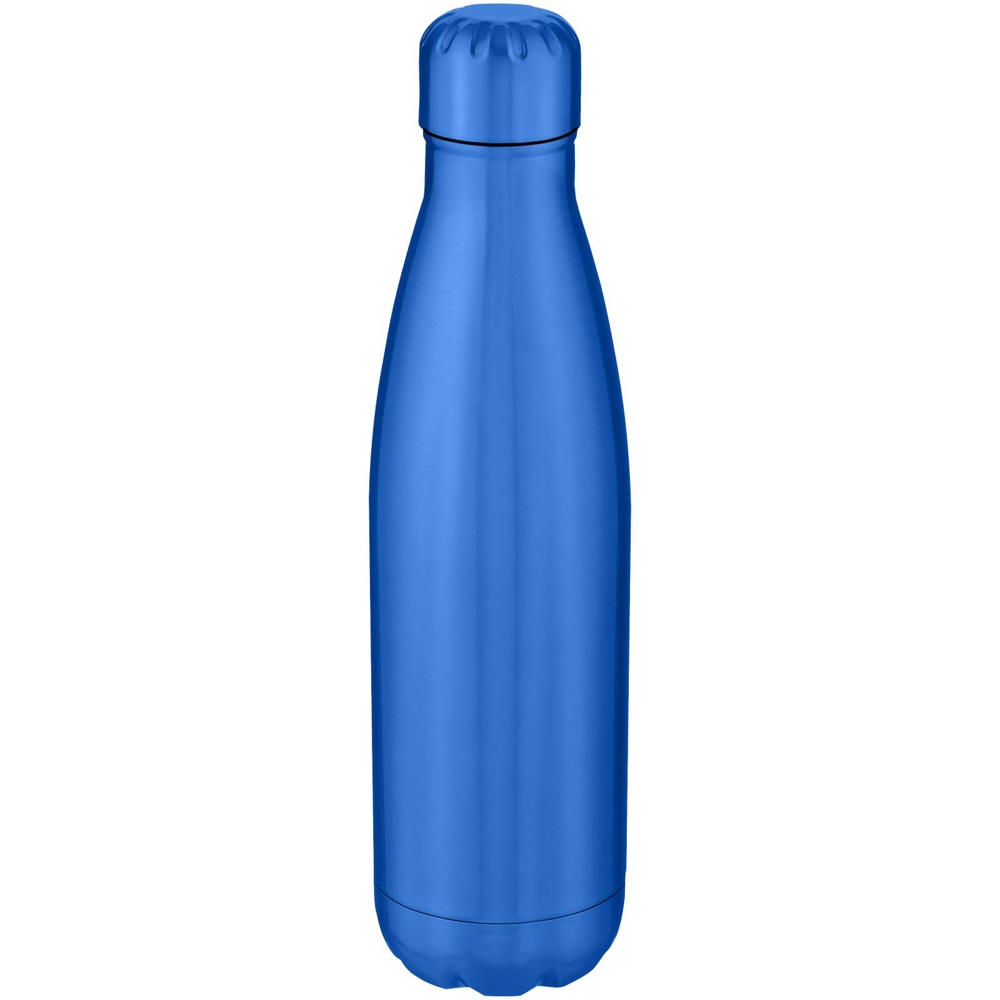 Cove vacuüm geïsoleerde roestvrijstalen fles van 500 ml - voor bedrijven en relatiegeschenken - Koningsblauw
