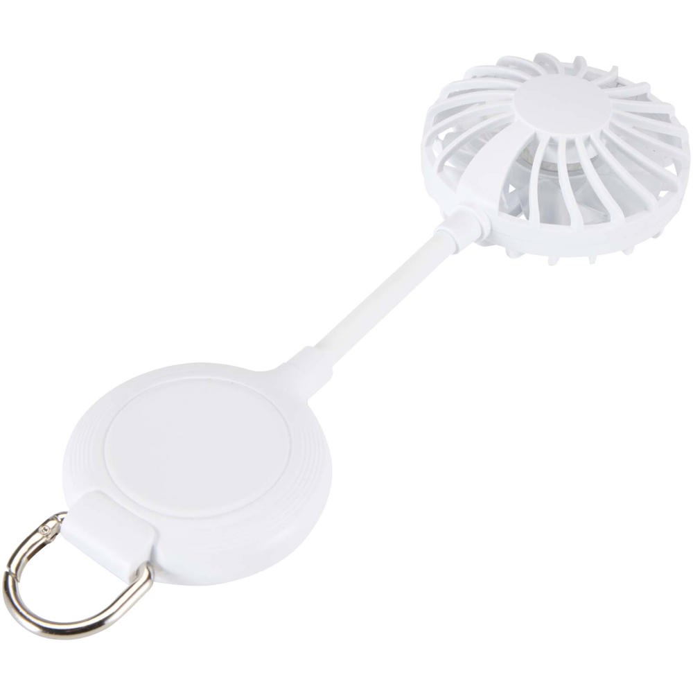 Ventio draagbare ventilator van gerecycled plastic met magneet