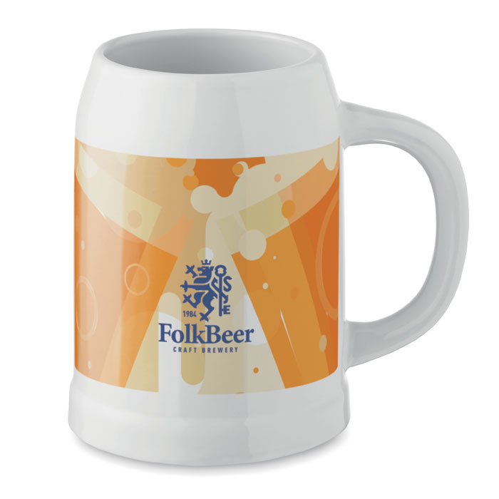 SUBLIER - Sublimatie bierpul 500 ml - met logo of onbedrukt bestellen