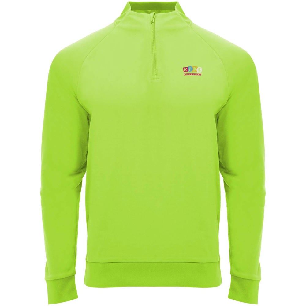 Epiro 200 g/m² sweatshirt met lange mouwen en kwartrits voor kinderen
