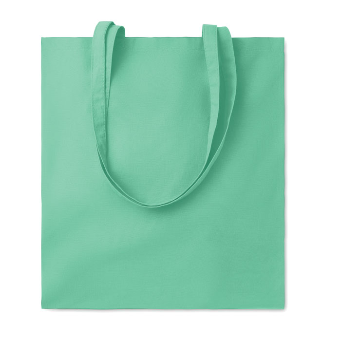COTTONEL COLOUR + - Katoenen boodschappentas - kopen of bedrukken - Mintgroen