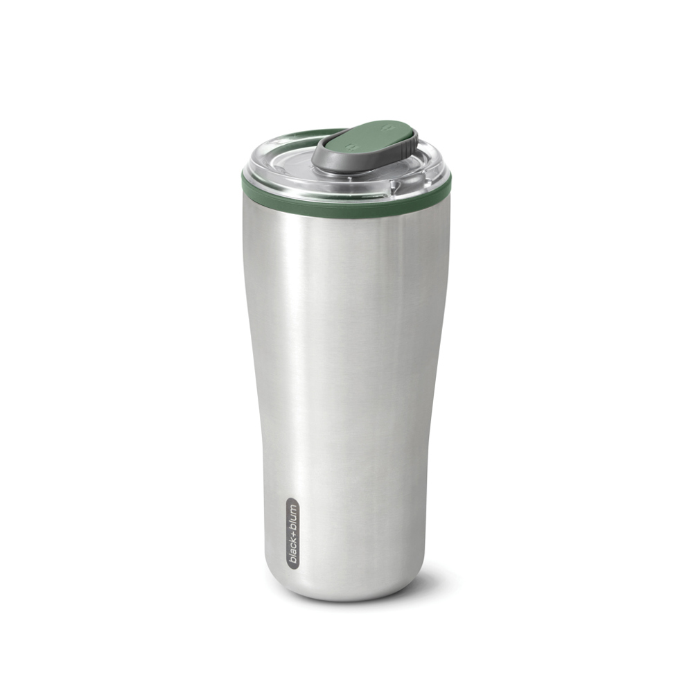 Black+Blum geïsoleerde reisbeker 600 ml - met logo of onbedrukt bestellen - olijfgroen (± PMS 357)