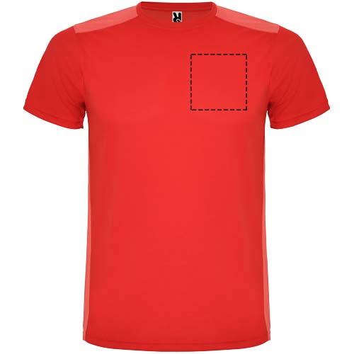 Detroit 130 g/m² unisex sportshirt met korte mouwen