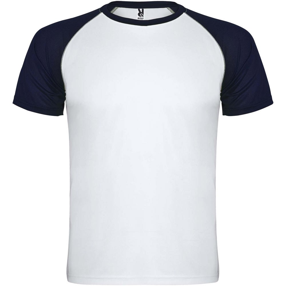 Indianapolis unisex sportshirt met korte mouwen - bedrukt of onbedrukt verkrijgbaar - Wit, Marineblauw