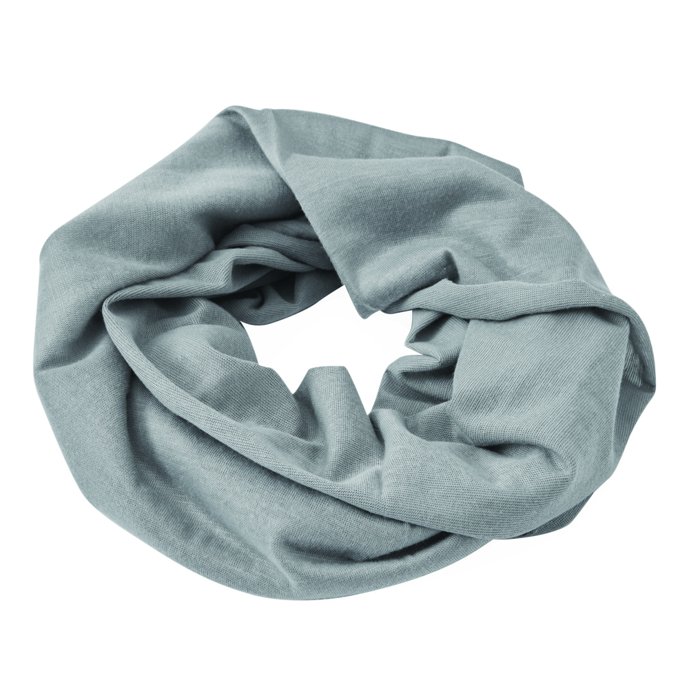 TRENDY - Elastische bandana - met logo of onbedrukt bestellen - grijs