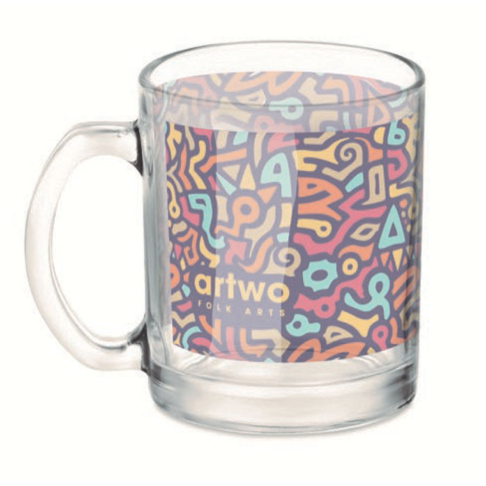 SUBLIMGLOSS - Glazen mok voor sublimatie - voor bedrijven en relatiegeschenken