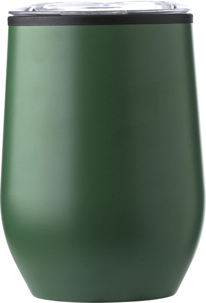 Roestvrijstalen reisbeker Zoe - met logo of onbedrukt bestellen - forest green