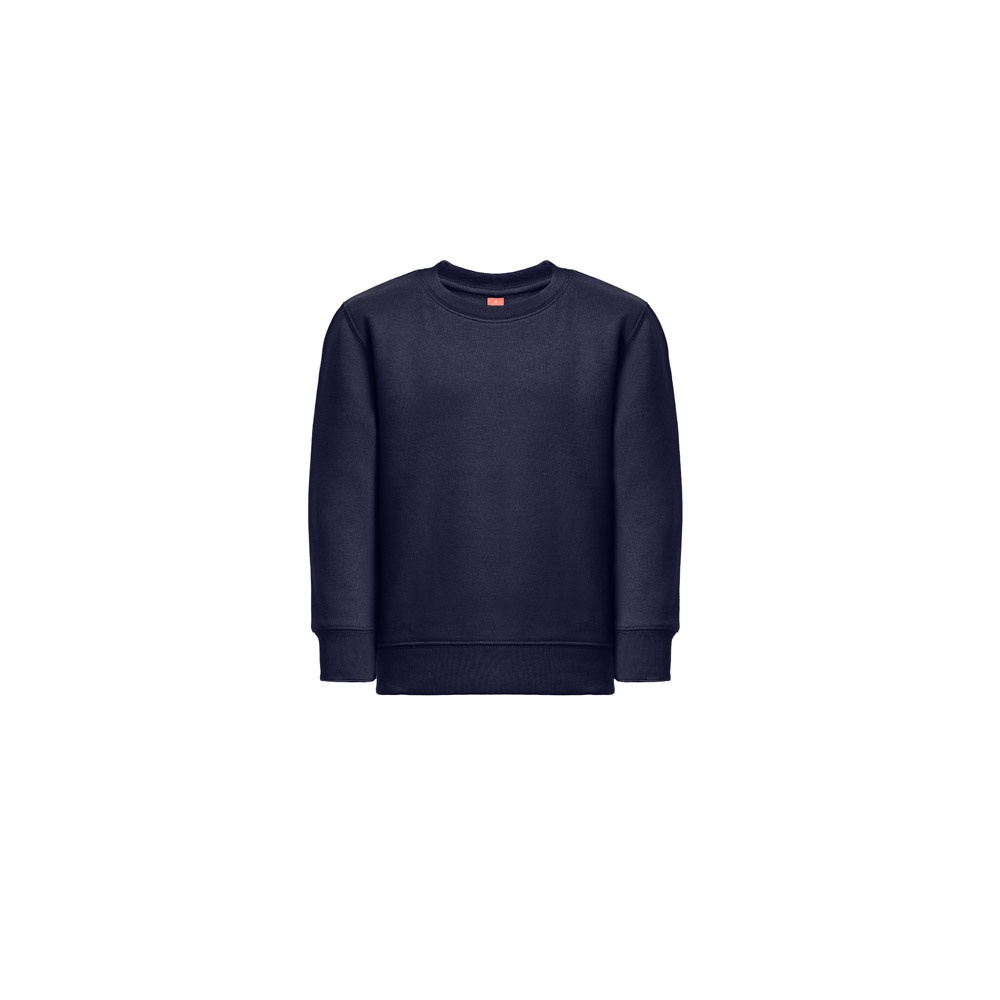 THC DELTA KIDS. Sweatshirt voor kinderen van gerecycled katoen en polyester - voor bedrijven en - Marineblauw