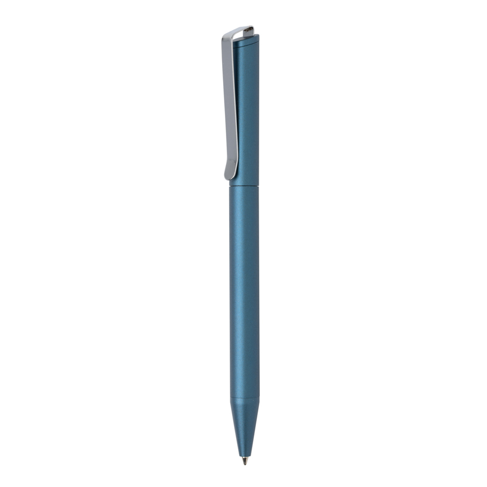 Xavi RCS-gecertificeerde pen van gerecycled aluminium - met logo of onbedrukt bestellen - royal blue (± PMS 19-4050 TCX)