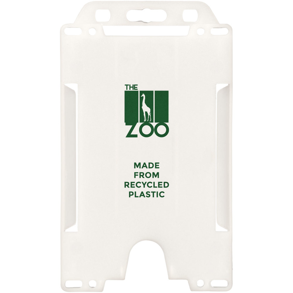 Pierre kaarthouder van gerecycled plastic 