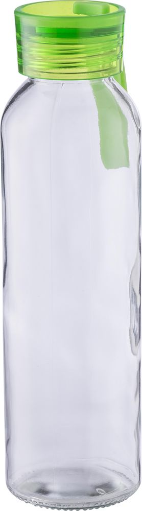 Glazen drinkfles (500 ml) Anouk - bedrukt of onbedrukt verkrijgbaar