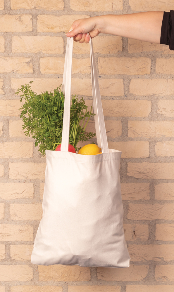 Impact AWARE™ gerecycled katoenen draagtas 330gsm