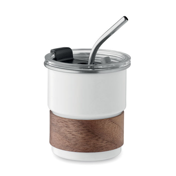 MATE - Enkelwandige beker 260ml - met logo of onbedrukt bestellen - wit