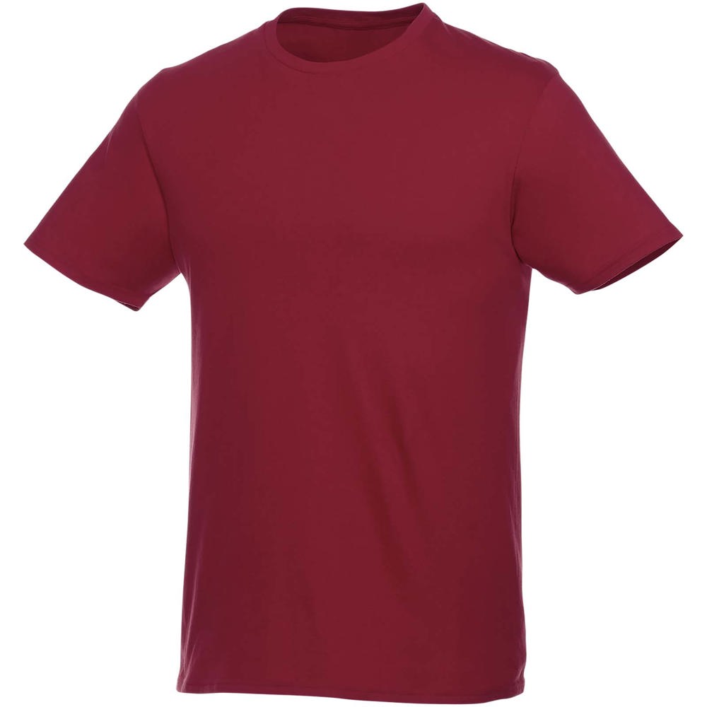 Heros heren t-shirt met korte mouwen - met logo of onbedrukt bestellen - Bordeaux rood