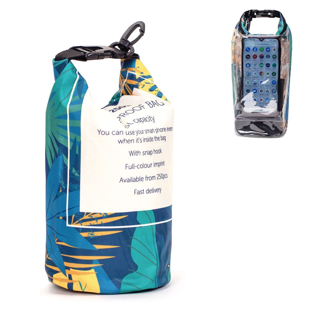Custom-made waterwerende tas 2,5L IPX6 - voor bedrijven en relatiegeschenken