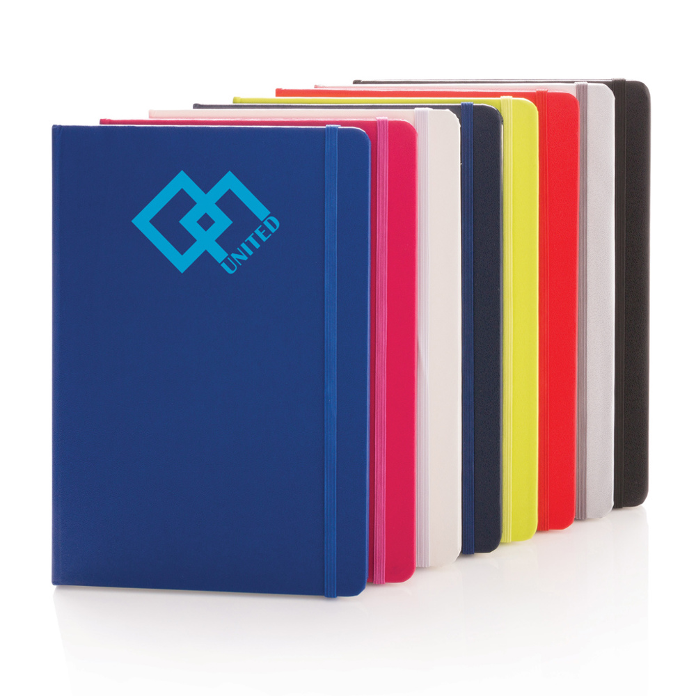 A5 hardcover notitieboek - bedrukt of onbedrukt verkrijgbaar