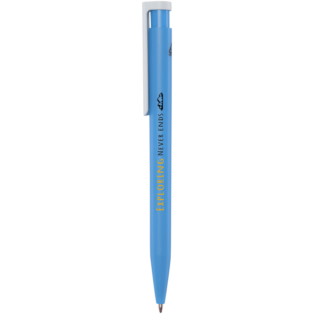 Unix balpen van gerecycled plastic (zwarte inkt)