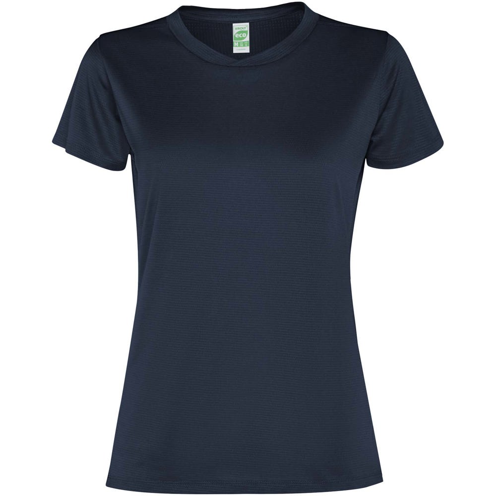 Slam sport t-shirt voor dames met korte mouwen - bedrukt of onbedrukt verkrijgbaar - Marineblauw
