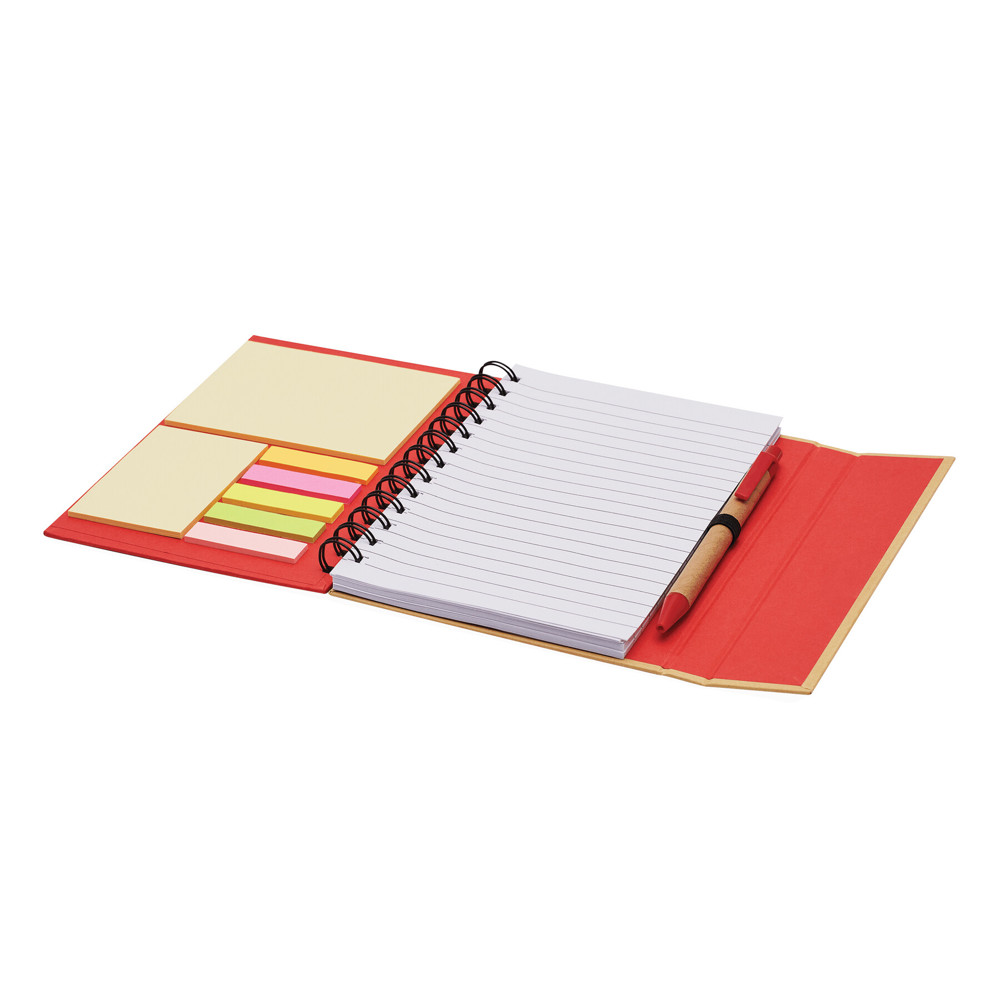 MAGNY - Notitieboekje van gerecycled papier met balpen