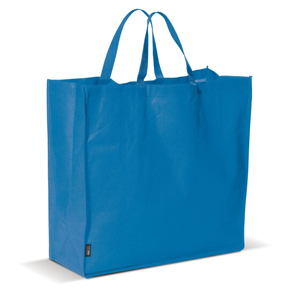 Draagtas non woven 75g/m² - bedrukt of onbedrukt verkrijgbaar - blauw