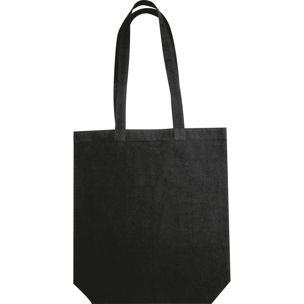 Fairtrade katoenen tas met bodemvouw