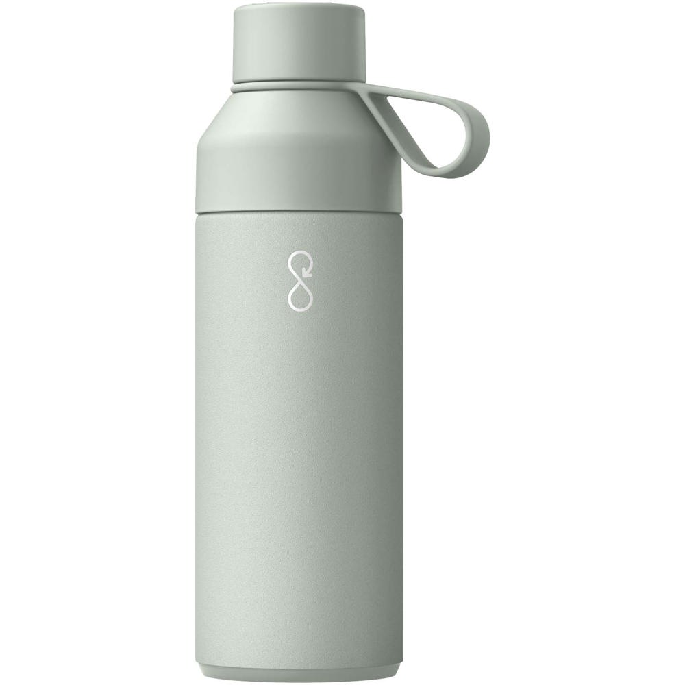 Ocean Bottle vacuümgeïsoleerde waterfles van 500 ml - bedrukt of onbedrukt verkrijgbaar - lichtgroen