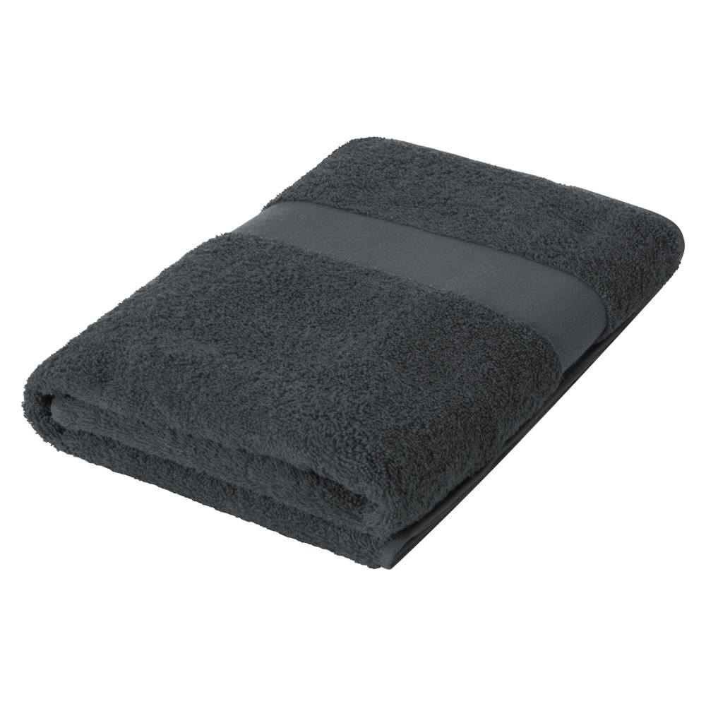 Sophie Muval handdoek 140x70 cm, 450 gr/m² - met logo of onbedrukt bestellen - Donkergrijs (PMS Cool Grey11c) / Donkergrijs