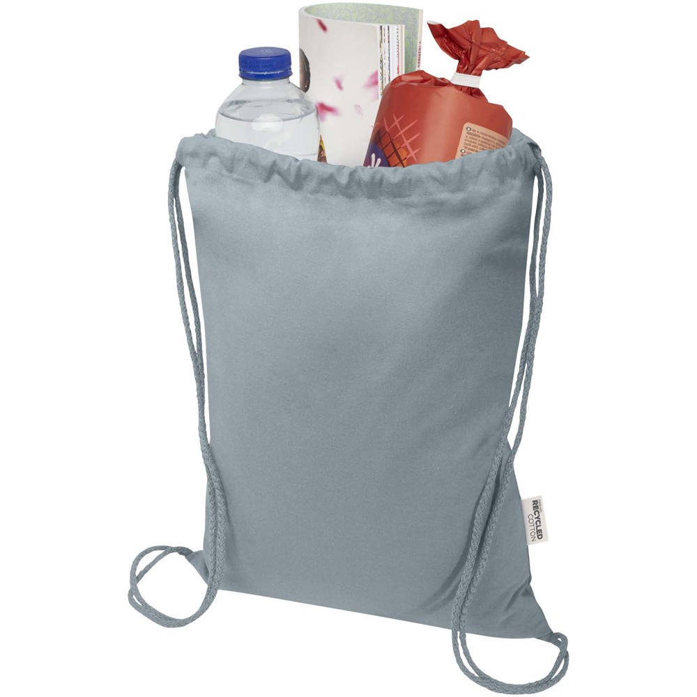 Oregon Blend 140 g/m² GRS gerecyclede tas met trekkoord 5 l