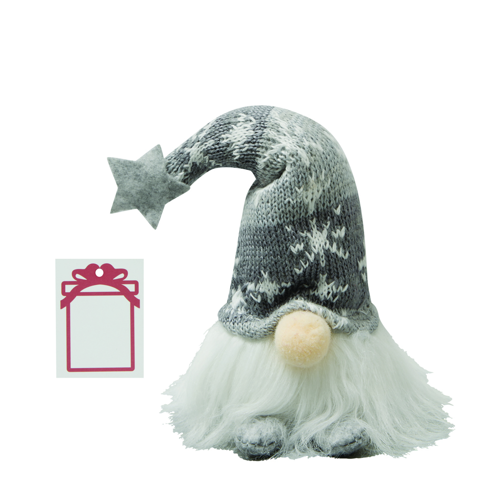 EMIL - Kerstkabouter - kopen of bedrukken - grijs