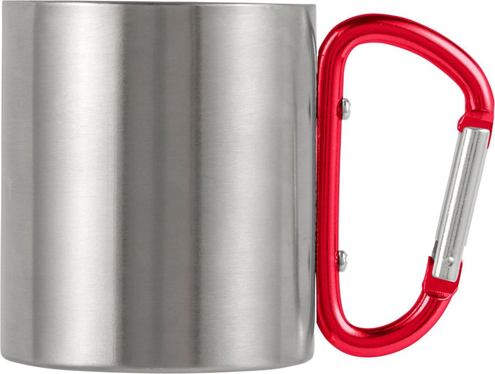 RVS, dubbelwandige mok Nella - kopen of bedrukken - Rood