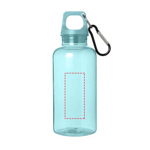 Oregon 400 ml waterfles van RCS-gecertificeerd gerecycled plastic met karabijnhaak