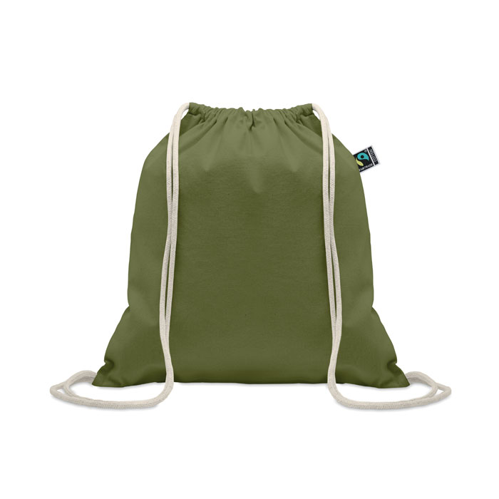 OSOLE DRAW COLOUR - Fairtrade trekkoordtas 180g - kopen of bedrukken - Donker Marinegroen