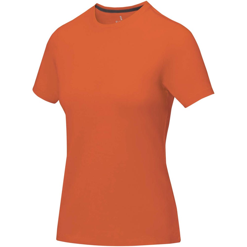 Nanaimo dames t-shirt met korte mouwen - bedrukt of onbedrukt verkrijgbaar - Oranje