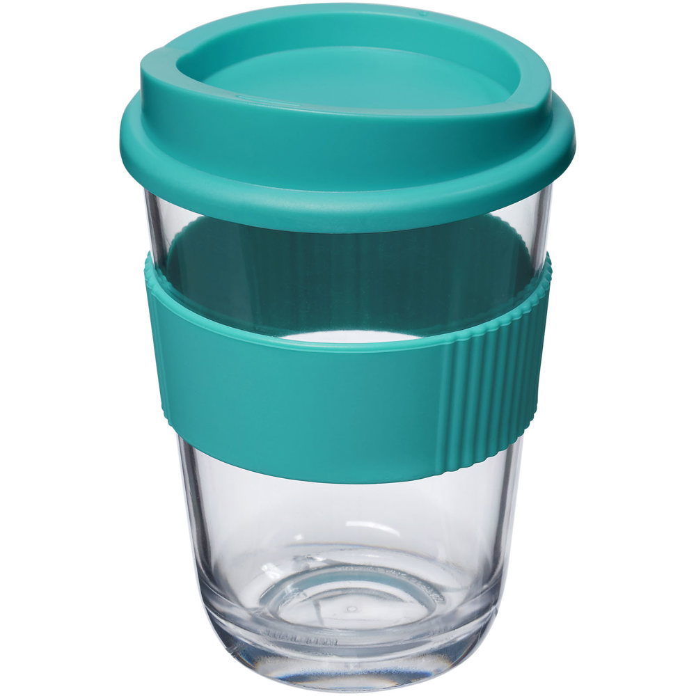 Americano® Cortado 300 ml beker met grip - voor bedrijven en relatiegeschenken - Aqua