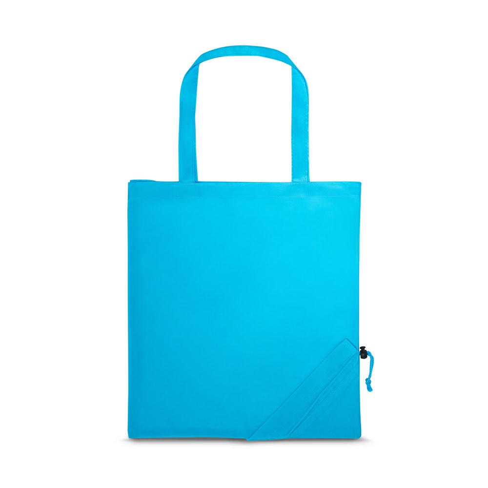 SHOPS. opvouwbare tas in 190T - bedrukt of onbedrukt verkrijgbaar - Licht blauw